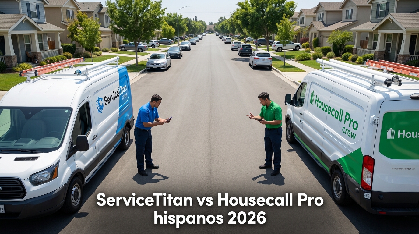 ServiceTitan vs Housecall Pro hispanos 2026