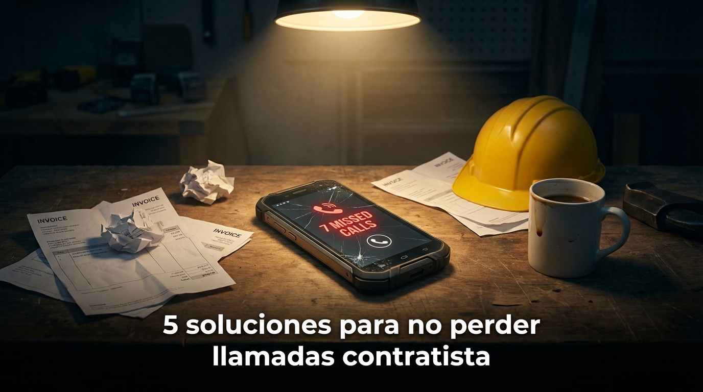 5 soluciones para no perder llamadas contratista